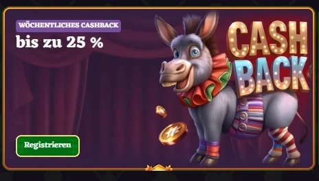 Wöchentliches Cashback bei Happyjokers Casino