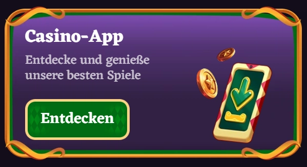 Casino-App von Happyjokers mit Zugang zu den wichtigsten Spielbereichen