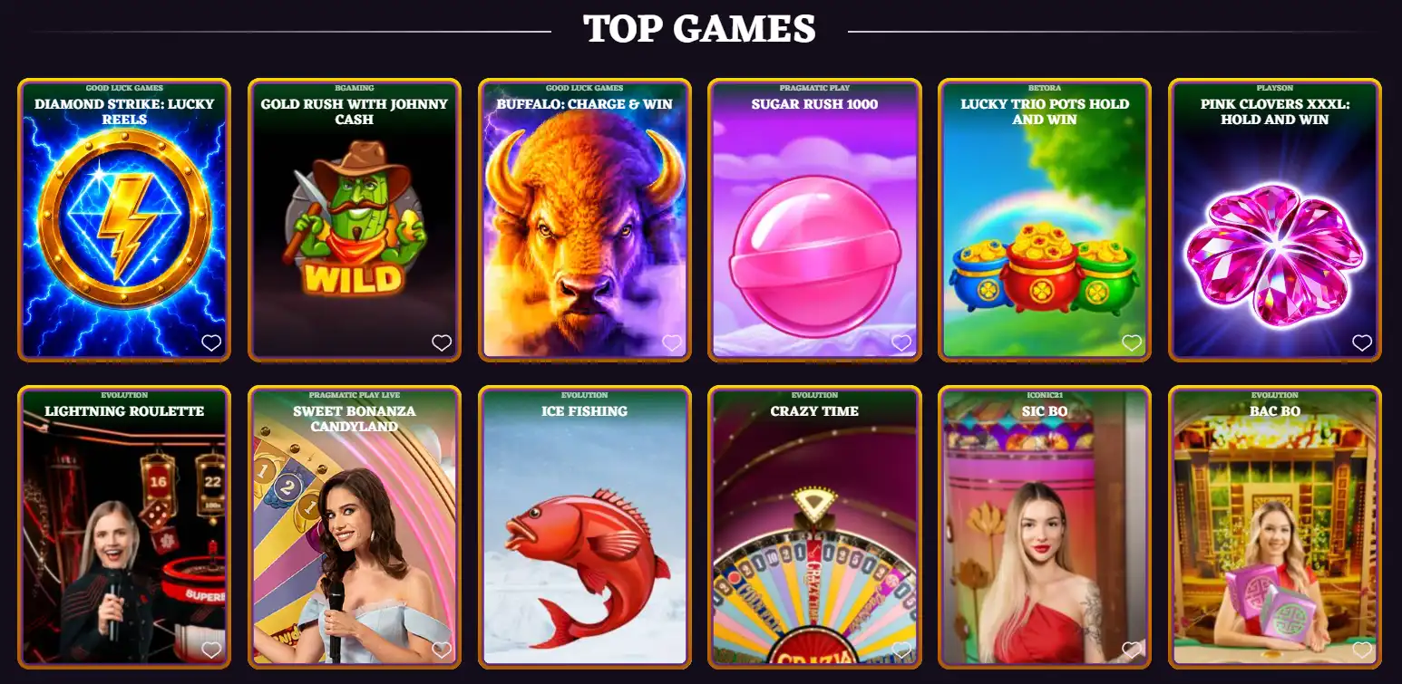 Top Games im Spielautomatenbereich von Happyjokers Casino